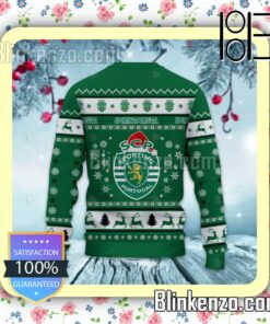 Sporting Clube de Portugal Logo Holiday Hat Xmas Sweatshirts b