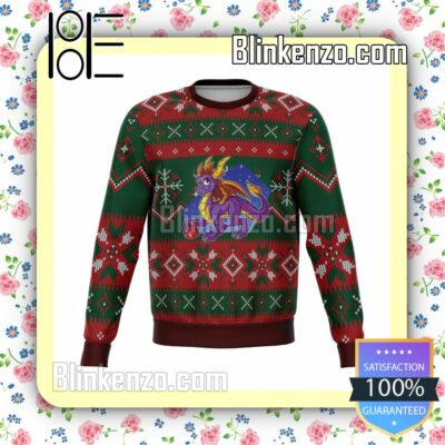 Spyro Dragon Nintendo Christmas Jumper