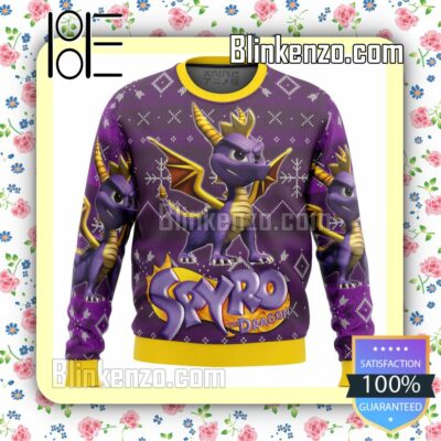 Spyro The Dragon Christmas Jumper