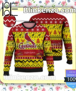 St. Louis Cardinals MLB Ugly Sweater Christmas Funny