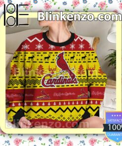 St. Louis Cardinals MLB Ugly Sweater Christmas Funny b