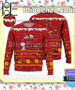 St. Louis Cardinals Snoopy Christmas MLB Sweatshirts