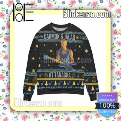 Star Trek Darmok And Jalad At Tanagra Snowflake Christmas Jumper