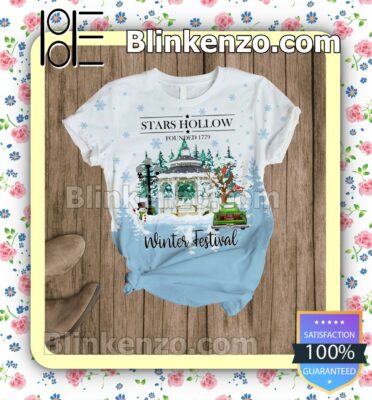 Stars Hollow Founded 1779 Winter Festival Pajama Sleep Sets a