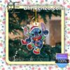 Stitch Chicago Cubs Christmas Hanging Ornaments
