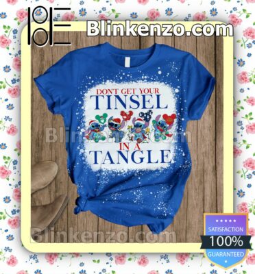 Stitch Don't Get Your Tinsel In A Tangle Pajama Sleep Sets a