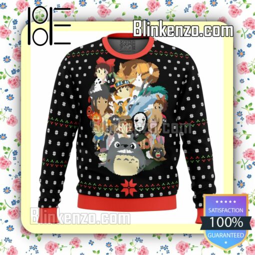 Studio Ghibli Xmas Spirited Away Miyazaki Christmas Jumper