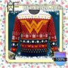 Super Heroes Wonder Woman Dc Knitted Christmas Jumper