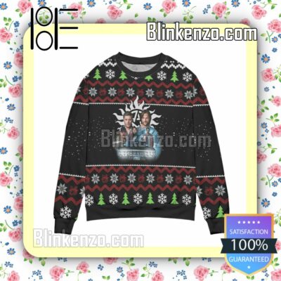 Supernatural The Movie Snowflake Christmas Jumpers