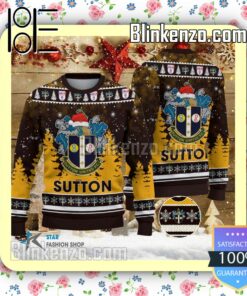 Sutton United Logo Hat Christmas Sweatshirts