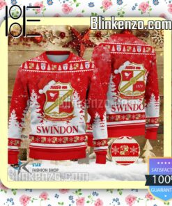 Swindon Town Logo Hat Christmas Sweatshirts