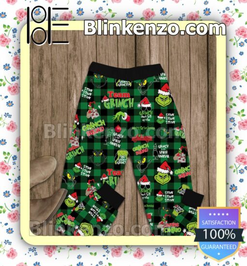 Team Grinch This Is My Hallmark Christmas Movies Pajama Sleep Sets b