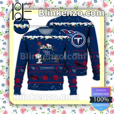 Tennessee Titans Snoopy Christmas NFL Sweatshirts