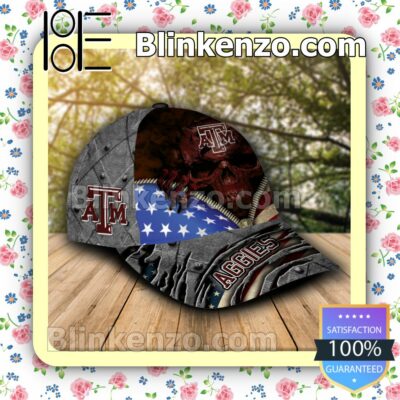 Texas A&m Aggies Mascot Hat Men Women Baseball Cap a