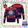 Texas Rangers MLB Ugly Sweater Christmas Funny