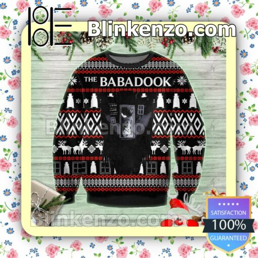 The Babadook Horror Poster Holiday Christmas Sweatshirts