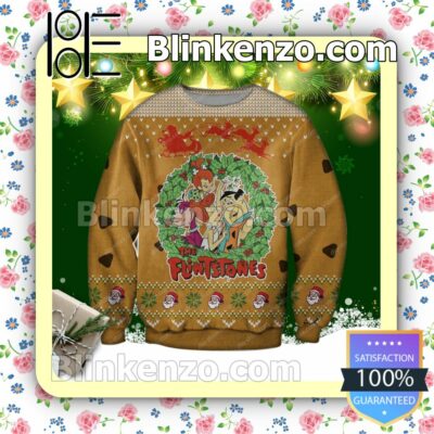 The Flintstones Holiday Christmas Sweatshirts