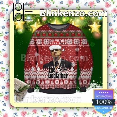 The Godfather 50 Years 1972 - 2022 Holiday Christmas Sweatshirts