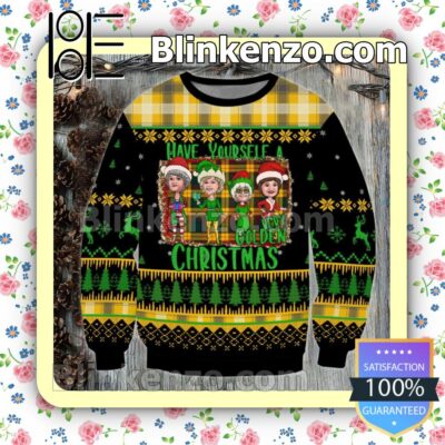 The Golden Girls Have Yourself A Very Golden Christmas Pine Tree Christmas Jumpers