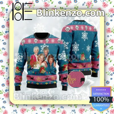 The Golden Girls Snowflake Holiday Christmas Sweatshirts