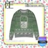 The Green Dragon Lord Of The Rings Snowflake Christmas Jumpers