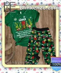 The Grinch Maybe Christmas Perhaps Means A Little Bit More Pajama Sleep Sets