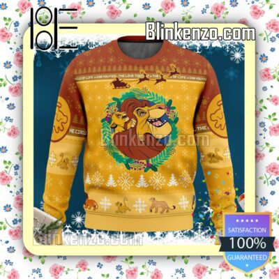 The Lion King Disney Knitted Christmas Jumper
