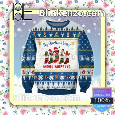The Muppet Show My Wish More Muppets Pine Tree Christmas Jumpers