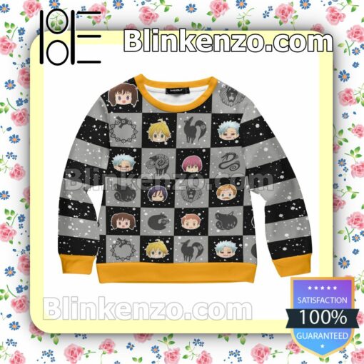 The Seven Deadly Sins Chibi Christmas Jumpers