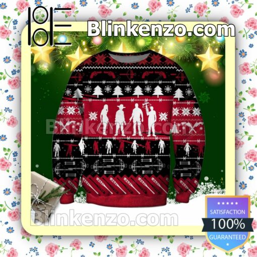 The Walking Dead Poster 3D Sweater Holiday Christmas Sweatshirts