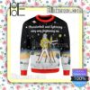 Thunder Fightening Galileo Bohemian Rhapsody Queen Knitted Christmas Jumper