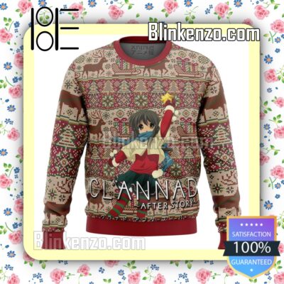 Tomoyo Sakagami Clannad Alt Premium Knitted Christmas Jumper