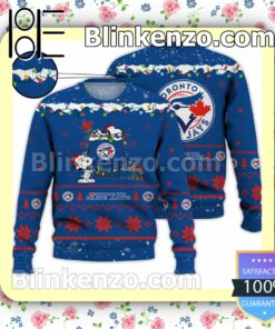 Toronto Blue Jays Snoopy Christmas MLB Sweatshirts