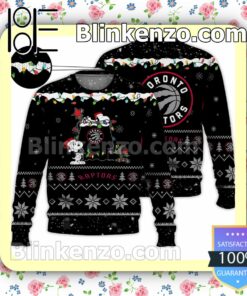 Toronto Raptors Snoopy Christmas NBA Sweatshirts