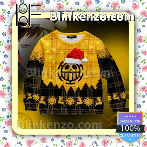 Trafalgar Law Logo One Piece Christmas Jumpers