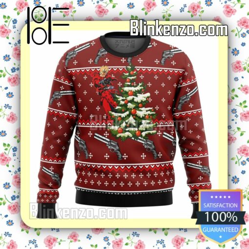 Trigun Vash Premium Manga Anime Christmas Jumper