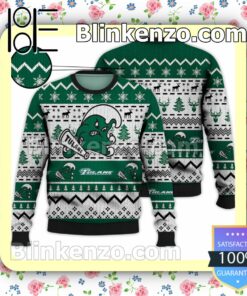 Tulane Green Wave NCAA Ugly Sweater Christmas Funny
