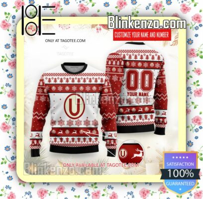 UD Universitario Soccer Holiday Christmas Sweatshirts