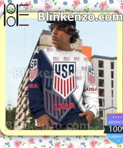 USA National FIFA 2022 Hoodie Jacket z