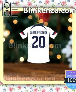 USMNT Team Jersey - Carter-Vickers Hanging Ornaments a