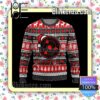 Uchiha Sharingan Anime Naruto Xmas Gift Knitted Christmas Jumper