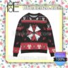 Umbrella Corps Resident Evil Bloody Handprints Christmas Jumpers