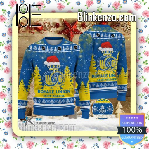 Union Saint-Gilloise Logo Hat Christmas Sweatshirts