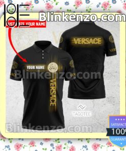 Versace Logo Custom Hoodie Jacket c