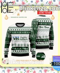 Virginia Highlands Community College Uniform Christmas Sweatshirts