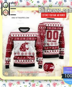 Washington State NCCA Rugby Holiday Christmas Sweatshirts