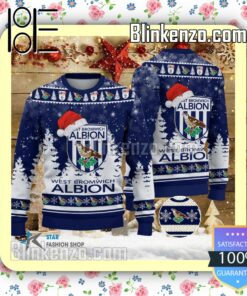 West Bromwich Albion F.C Logo Hat Christmas Sweatshirts