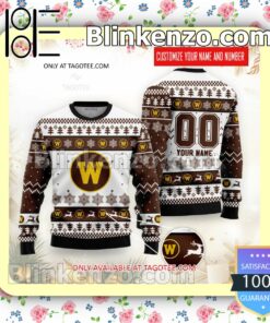 Western Michigan Broncos Hockey Jersey Christmas Sweatshirts