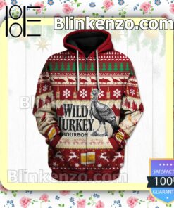 Wild Turkey Xmas Hooded Sweatshirt