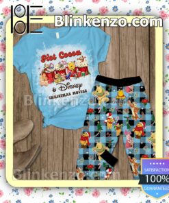 Winnie The Pooh Hot Cocoa Disney Christmas Movies Pajama Sleep Sets